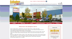 Desktop Screenshot of gallaghercentre.com